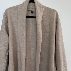 Eileen Fisher Beige Knit Cardigan